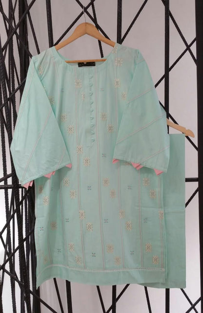 Opso Women Pret Collection by Amna Khadija D 02 AB Cotton 2Pc