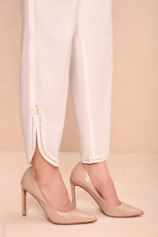 Basic Pants by Amna khadija Vol 2 D-03 (white)