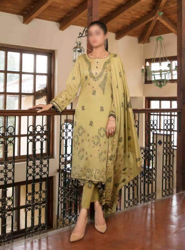 Saisha Lawn Banarsi Collection By Tawakkal Fabrics D 7080