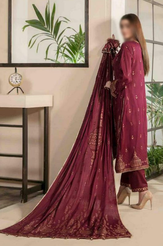 Saisha Lawn Banarsi Collection By Tawakkal Fabrics D 7085