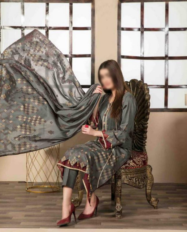 Saisha Lawn Banarsi Collection By Tawakkal Fabrics D 7086