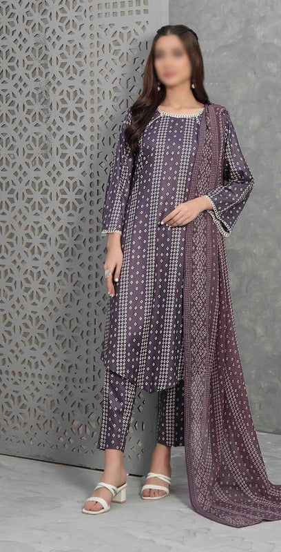MALENA Linen Digital Chundri Printed 3-pcs Collection 2022 D 7836