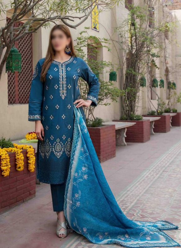 Tradition Of Love - Embroidered Lawn Jacquard Collection By Tawakkal Fabrics D 8503