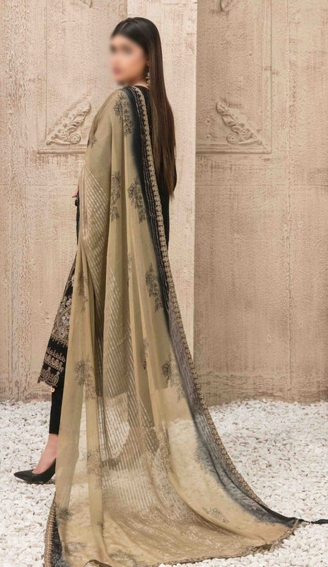 ZYLAH Embroidered Lawn Shirt - Fancy Dupatta Collection 2023 D 8518