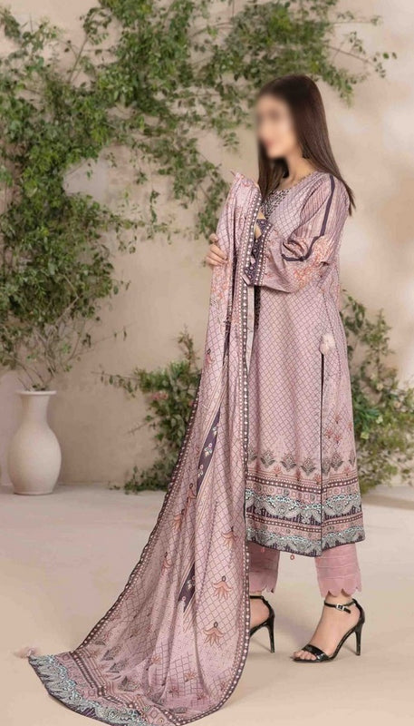 ALYANA Embroidered Digital Printed Lawn Shirt - Lawn Dupatta Collection 2023 D 8541
