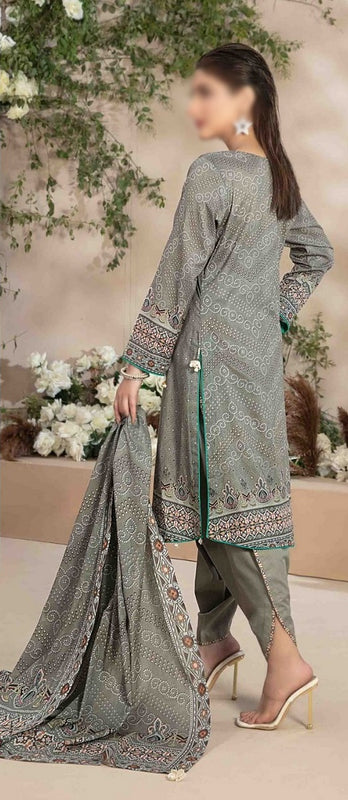 ALYANA Embroidered Digital Printed Lawn Shirt - Lawn Dupatta Collection 2023 D 8547