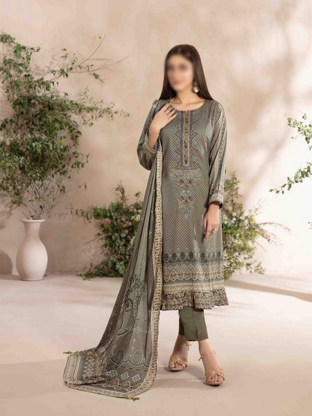 ALYANA Embroidered Digital Printed Lawn Shirt - Lawn Dupatta Collection 2023 D 8549