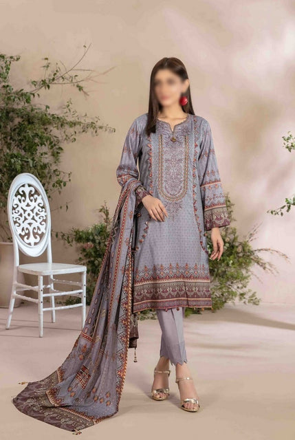 ALYANA Embroidered Digital Printed Lawn Shirt - Lawn Dupatta Collection 2023 D 8550