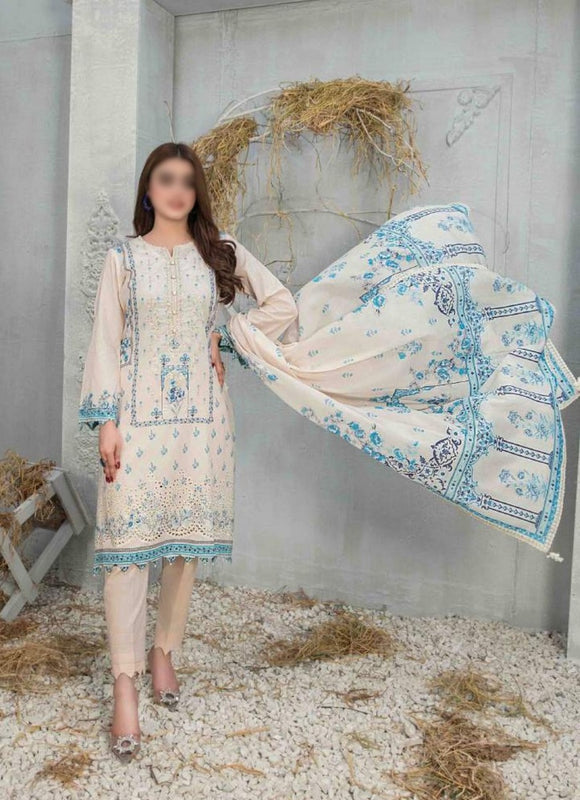 Freya Embroidered Lawn Collection By Tawakkal Fabrics D 8637