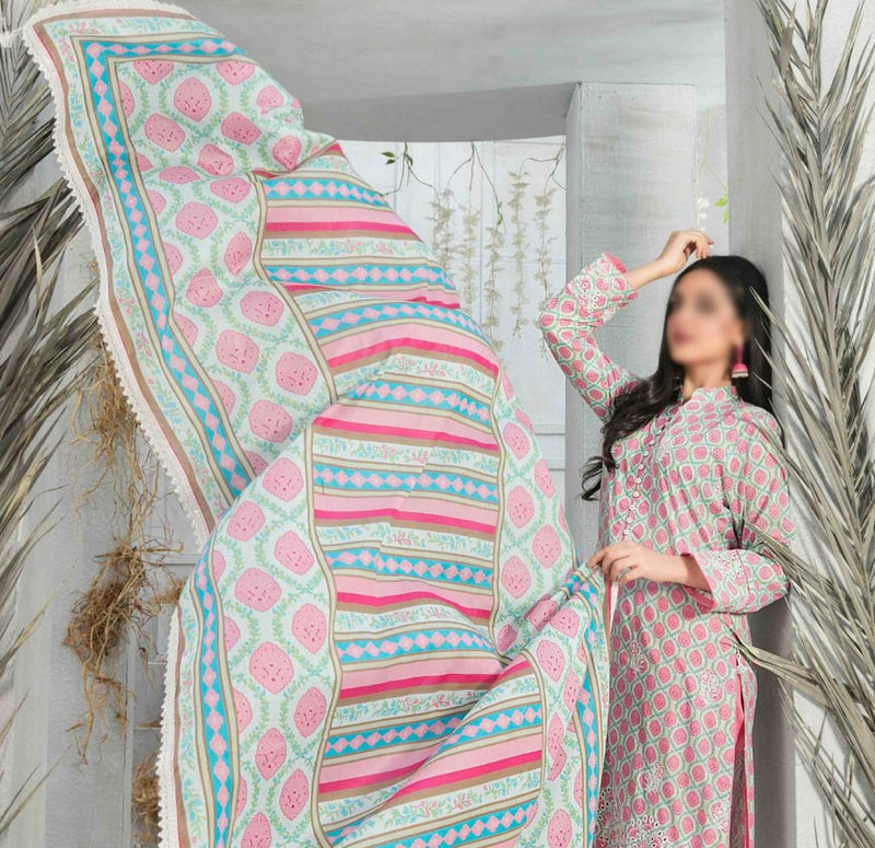 Freya Embroidered Lawn Collection By Tawakkal Fabrics D 8638