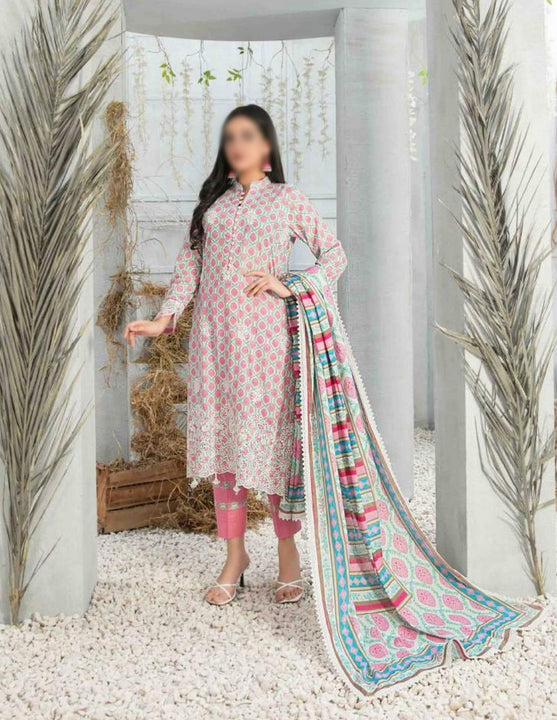 Freya Embroidered Lawn Collection By Tawakkal Fabrics D 8638