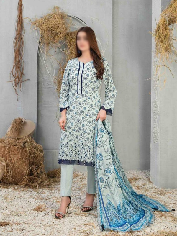 Freya Embroidered Lawn Collection By Tawakkal Fabrics D 8641