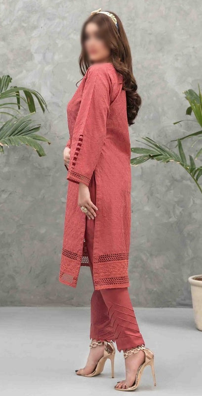 ZAZA Schiffli Lawn 2-pcs Collection 2023 D 8739