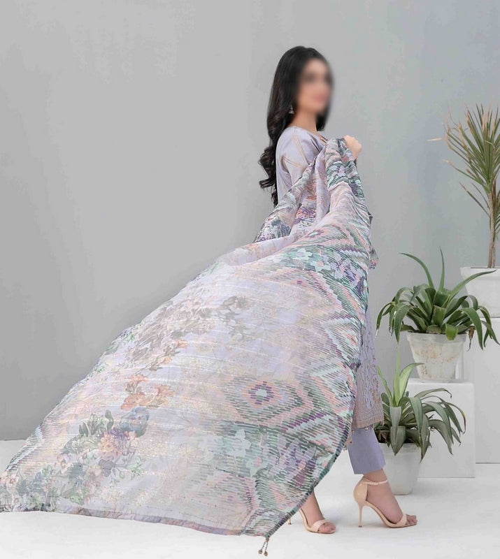 Liyana Lawn Banarsi Fancy Digital Collection By Tawakkal Fabrics D 8790