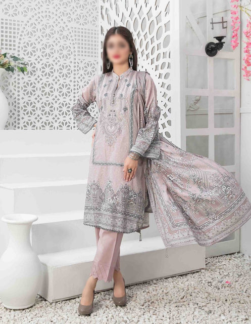 MEHMAL Panni Embroidered Digital Printed Lawn Shirt - Lawn Dupatta Collection 2023 D 8913