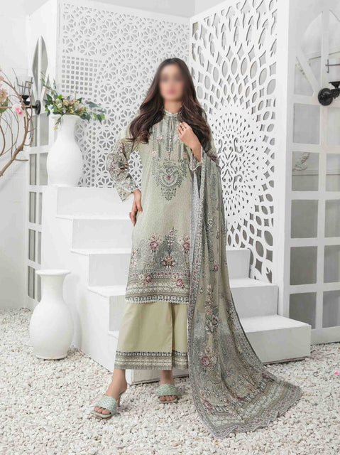 MEHMAL Panni Embroidered Digital Printed Lawn Shirt - Lawn Dupatta Collection 2023 D 8919