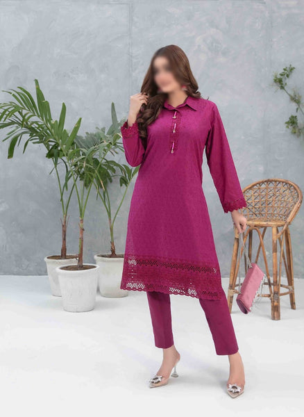 ZAZA Schiffli Lawn 2-pcs Collection 2023 Vol 3 D 8988