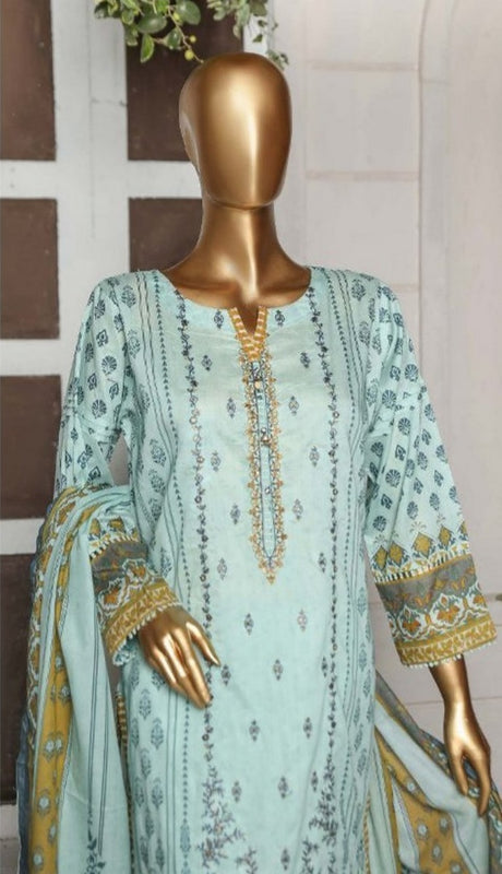 HZ Premium Embroidered With Printed Dupatta Chapter 2 DE 0026
