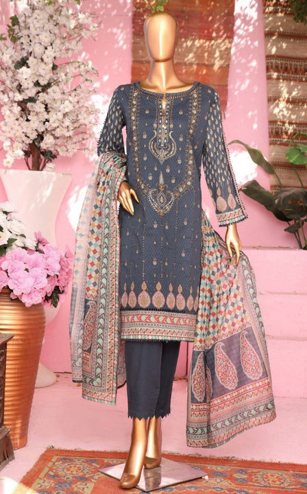 HZ Premium Embroidered With Printed Dupatta Chapter 2 DE 0143