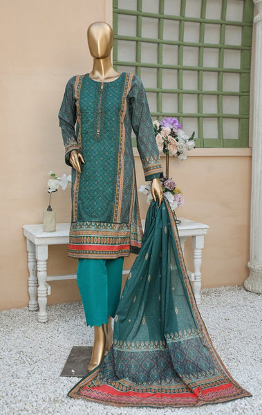 HZ Premium Embroidered With Printed Dupatta Chapter 2 DE 0222
