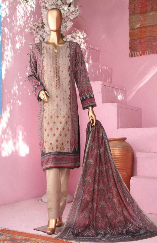 HZ Premium Embroidered With Printed Dupatta Chapter 2 DE 0225