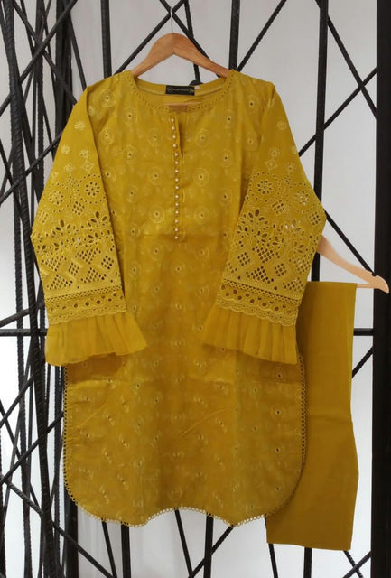Chikankari Eid Pret Collection by Amna Khadija Design 01 B