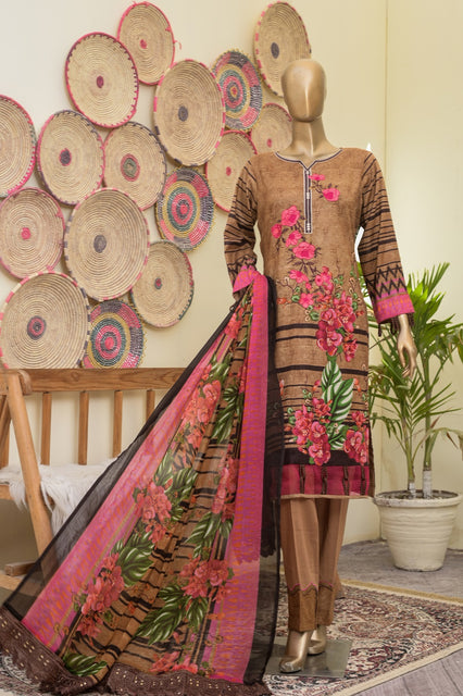Zoha Exclusive Luxury Lawn Vol-2 D-15