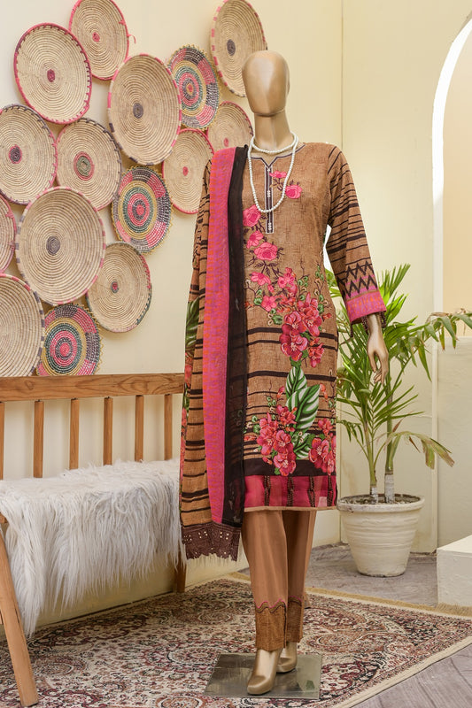 Zoha Exclusive Luxury Lawn Vol-2 D-15