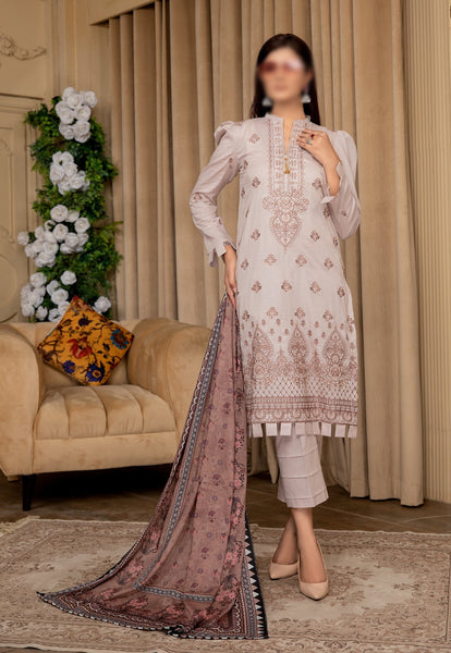 Fantak Lawn Embroidered Collection 2023 Vol 11 Design 03