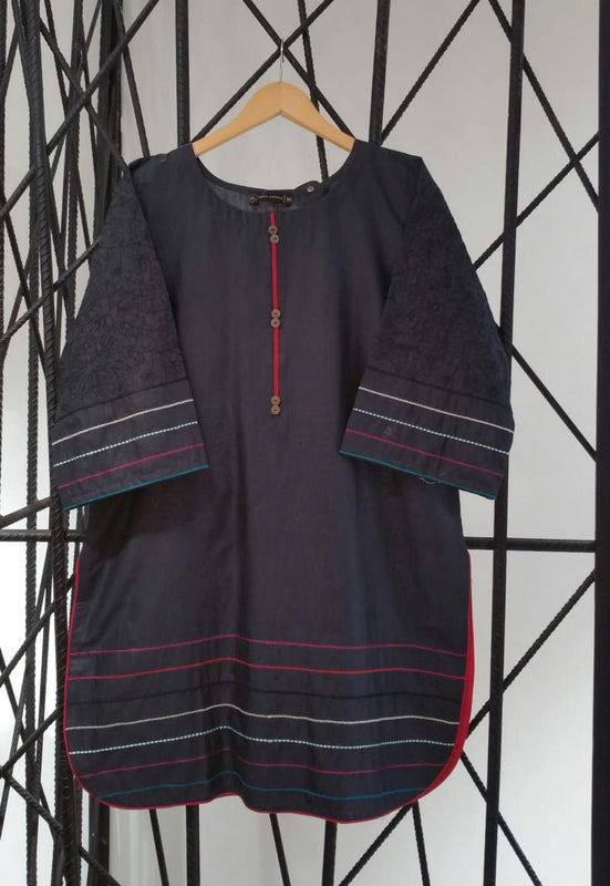 Opso Women Pret Collection Vol 02 by Amna Khadija Design 06 AB Cotton Kurti