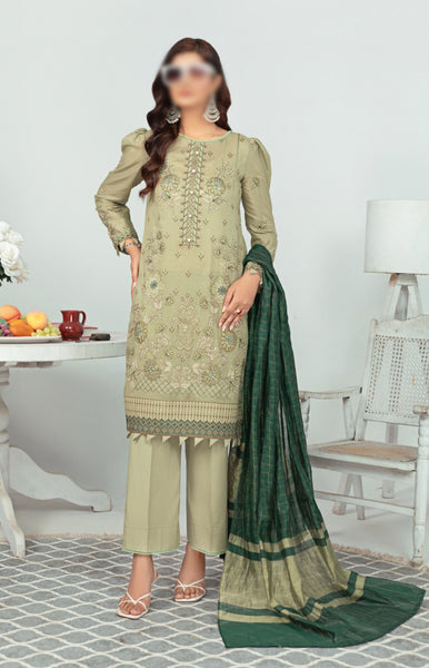 Fantak Luxury Lawn Embroidered Collection 2023 Vol 12 Design 06