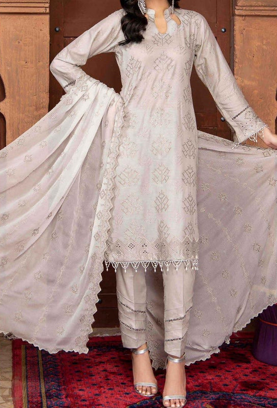 Amna Khadija Chandni Slub Exclusive Embroidered Collection D-03