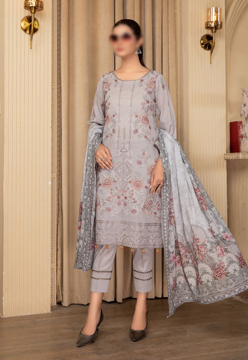 Fantak Lawn Embroidered Collection 2023 Vol 11 Design 09