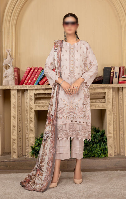 Fantak Lawn Embroidered Collection 2023 Vol 11 Design 10