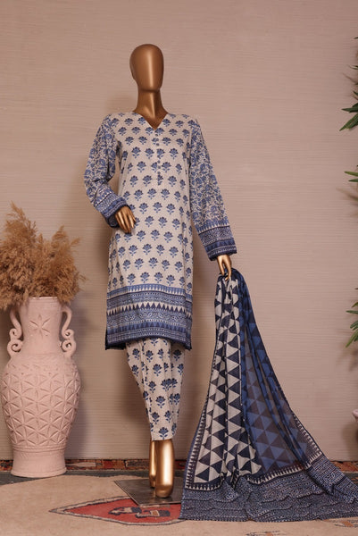 Azul Print and Embroidered Pret Lawn Collection by Sadabahar Design 13