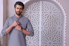 TGM Kameez Shalwar Suit Eid Collection Grey Owl