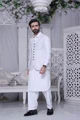 TGM Waist Coats 3 pcs Collection New VOL Moon White