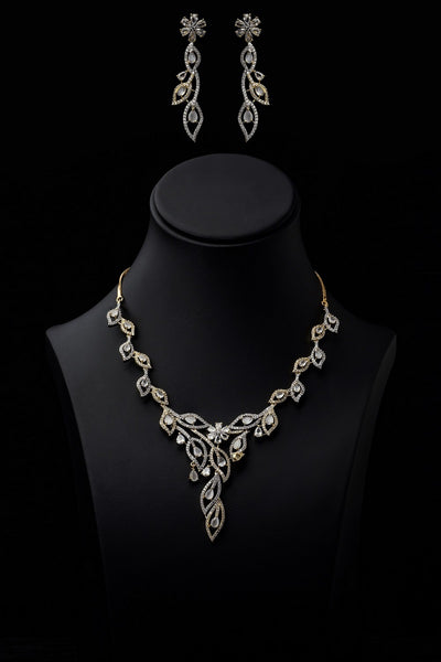 Amna Khadija Zircons Necklace Sets Vol 2 2023 OLJ 017