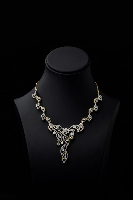 Amna Khadija Zircons Necklace Sets Vol 2 2023 OLJ 017