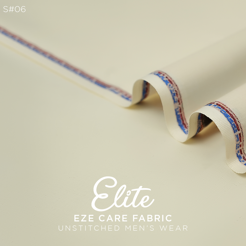 Elite Eze Care Fabric Unstitched Men's Wear S 06