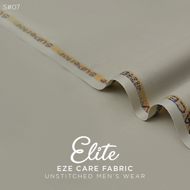 Elite Eze Care Fabric Unstitched Men's Wear S 07
