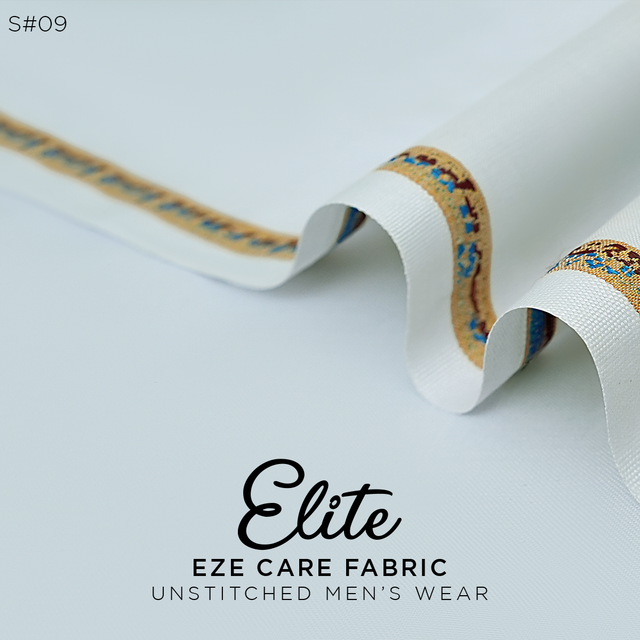 Elite Eze Care Fabric Unstitched Men's Wear S 09