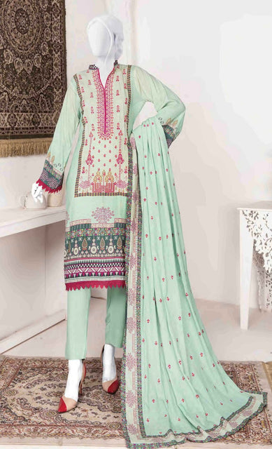 Amna Khadija Shahtaj Printed and Embroidered Linen Collection SE 04