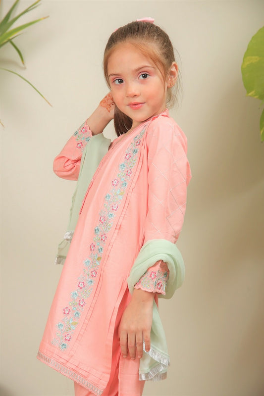 Shanzey Embroidered Cotton Collection Spring 2023 SHK 703
