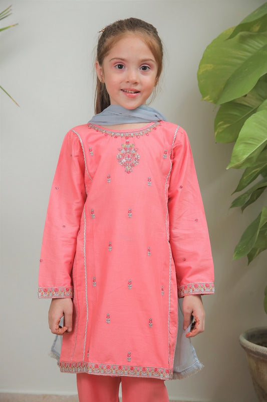 Shanzey Embroidered Cotton Collection Spring 2023 SHK 708