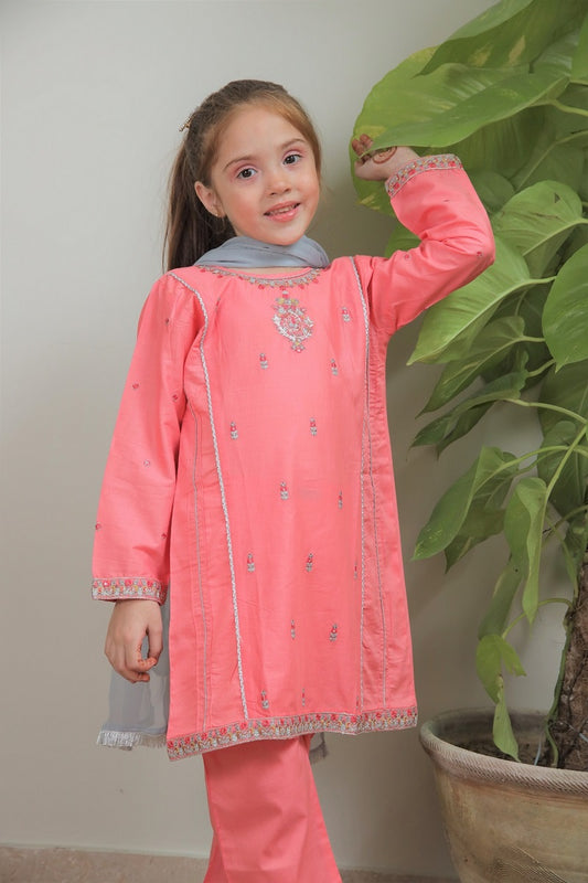 Shanzey Embroidered Cotton Collection Spring 2023 SHK 708